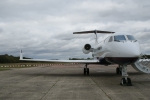 Gulfstream III parked at Dunsfold Airport (EGTD)