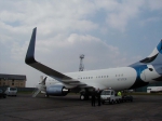 Boeing 737-700 (BBJ1) on Ground Luton / EGGW