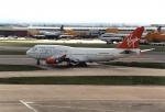 Virgin 747 at Heathrow