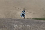 Helicopter Kickin' Dust