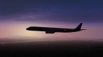 DC-8-71 Seattle Departure Sunset