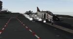 X-Plane 10: F-4 Phantom II taking off from a carrier