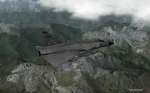 Saab 37 Viggen over Alps